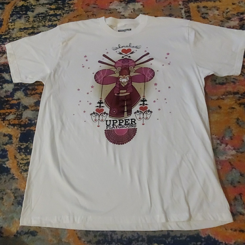 Upper Playground geisha print Tshirt